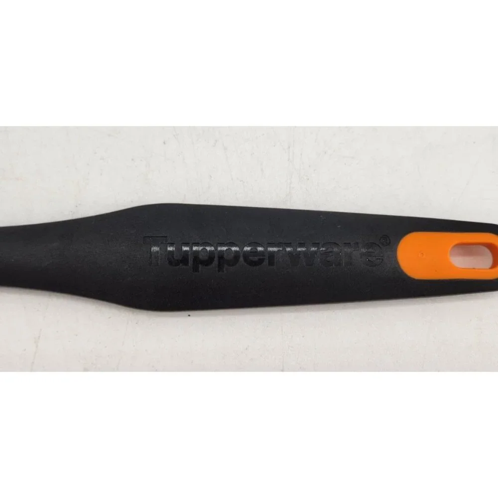 Tupperware KPT Silicone Spatula Scraper‎ Spreader Orange Black